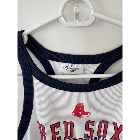 Soft As A Grape Women's Red Sox Tank Top MLB Medium - Picture 3 of 5